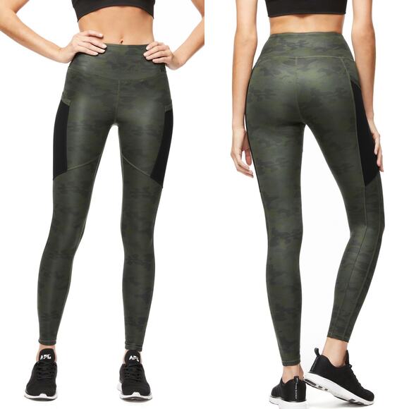 GOOD AMERICAN Pocket Sculpt Camo Leggings XS - Picture 1 of 10
